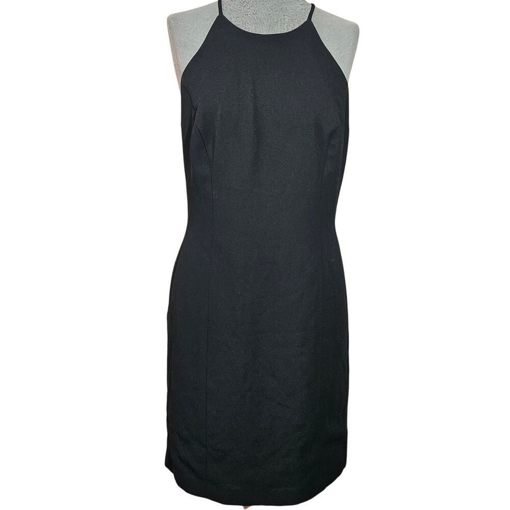 Laundry by Sheli Segal Black Bodycon Dress Size 12 Petite